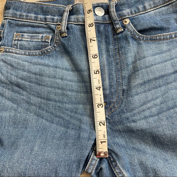 EVERLANE Blue Skinny Mid Rise Jeans Womens Size 23 Regular Pre Owned. - Picture 8 of 11